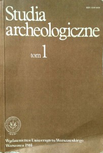 Studia Archeologiczne tom 1