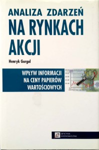 Henryk Gurgul, Analiza zdarzeń na rynkach akcji