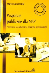 Marta Gancarczyk, Wsparcie publiczne dla MSP