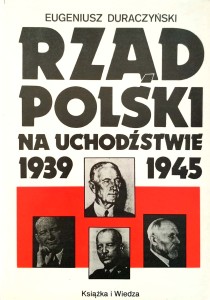 Eugeniusz Duraczyński, Rząd polski na uchodźstwie 1939- 1945