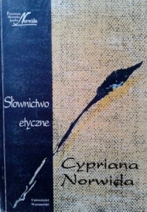 red. J. Puzynina, Słownictwo etyczne Cypriana Norwida