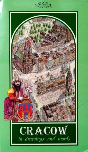 Mapa Cracow in drawings and words