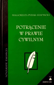 Małgorzata Pyziak- Szafnicka, Potrącenie w prawie cywilnym