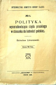 Bolesław Limanowski, Polityka wynaradawiająca rządu pruskiego w stosunku do ludności polskiej