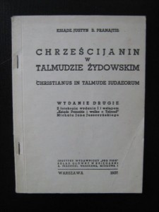 Ksiądz Justyn B. Pranajtis, Chrześcijanin w Talmudzie żydowskim