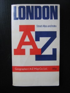 London A- Z Street Atlas and Index