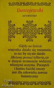 AFORYZMY, Fiodor Dostojewski