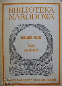 Śluby panieńskie, Aleksander Fredro, BIBLIOTEKA NARODOWA