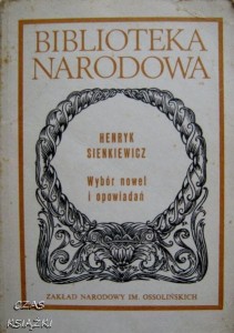 Wybór nowel i opowiadań, Henryk Sienkiewicz, BIBLIOTEKA NARODOWA