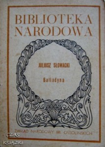 Balladyna, Juliusz Słowacki, BIBLIOTEKA NARODOWA
