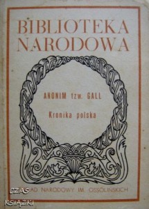 Anonim tzw. Gall, Kronika polska, BIBLIOTEKA NARODOWA