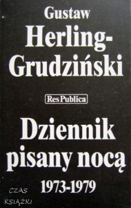 DZIENNIK PISANY NOCĄ 1971-1972,1973-1979,1980-1983 Gustaw Herling-Grudziński
