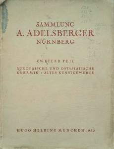 Sammlung A. Adelsberger Nurnberg