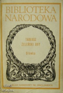 Tadeusz Żeleński Boy, Słówka