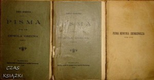 Henryk Sienkiewicz, Pisma 3 tomy