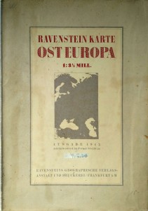 Ravenstein Karte Ost Europa 1943