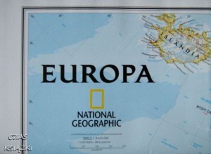 Mapa National Geographic, Europa