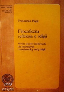 Franciszek Pająk, Filozoficzna refleksja o religii