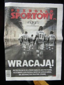Legia Liga Mistrzów Przegląd Sportowy