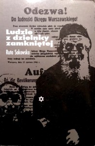 Ruta Sakowska, Ludzie z dzielnicy zamkniętej