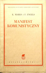 K Marks F. Engels, Manifest komunistyczny