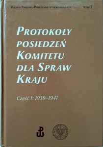Waldemar Grabowski, Protokoły posiedzeń Komitetu dla Spraw Kraju