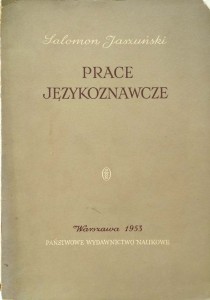 Salomon Jaszuński, Prace językoznawcze