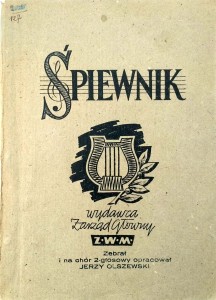 Jerzy Olszewski, Śpiewnik
