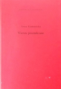Anna Kamieńska, Wiersze przemilczane
