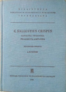 Sallustius Crispus, Catilina Iugurtha Fragmenta Ampliora