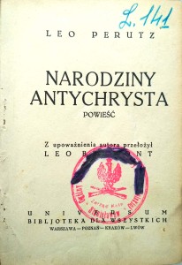 Leo Perutz, Narodziny Antychrysta