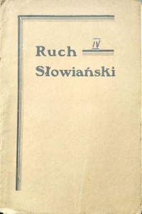 Ruch Słowiański Miesięcznik 1936 1937