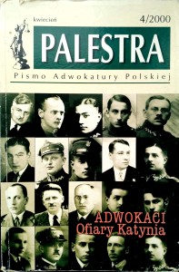 Pismo Palestra Adwokaci Ofiary Katynia
