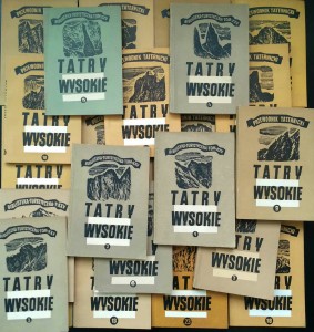 Witold Paryski, Tatry Wysokie Przewodnik Taternicki 24 tomy