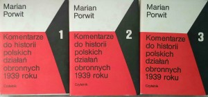 Marian Porwit, Komentarze do historii polskich działań obronnych 1939 roku