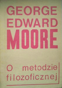George Edward Moore, O metodzie filozoficznej