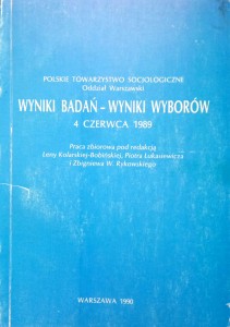Wyniki badań- wyniki wyborów 4 czerwca 1989