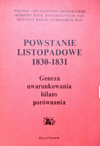 Jerzy Skowronek, Powstanie Listopadowe 1830- 1831