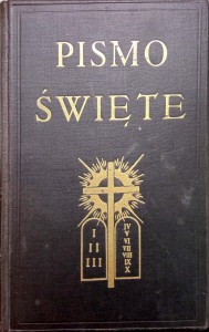 Pismo Święte Stary Testament 1926 tłumaczenie Jakóba Wujka