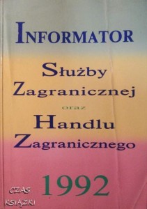 praca zbiorowa, Informator służby zagranicznej oraz handlu zagranicznego