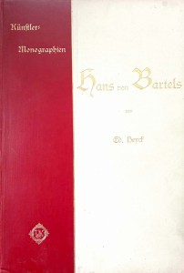 Hans von Bartels Kunstler Monographien