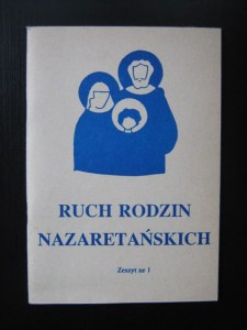 Ruch Rodzin Nazaretańskich Zeszyt 1