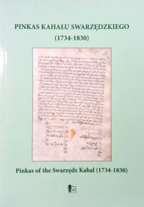 Michałowska- Mycielska, Pinkas kahału swarzędzkiego (1734-1830)