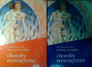 red.prof. dr hab.Andrzej Szczeklik, Choroby wewnętrzne tom 1+ tom 2
