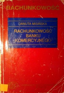 Danuta Misińska, Rachunkowość banku komercyjnego