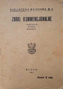 Znaki konwencjonalne Austrjackie Pruskie Rosyjskie