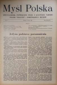 Myśl Polska Dwutygodnik Nr 8