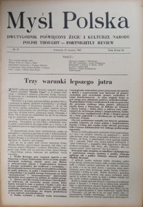 Myśl Polska Dwutygodnik Nr 10 1941