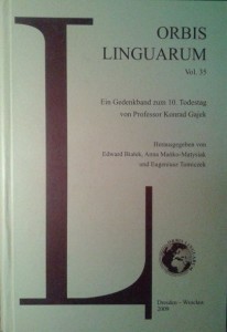 Orbis Linguarum vol.35