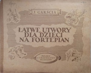 Janina Garścia, Łatwe utwory dla dzieci na fortepian